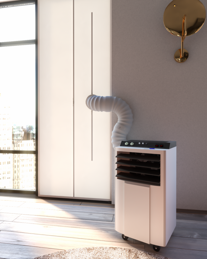 Airco afdichting deur – 235 x 90 centimeter – laat airco beter koelen – geschikt voor schuif- en normale deuren – wit/transparant